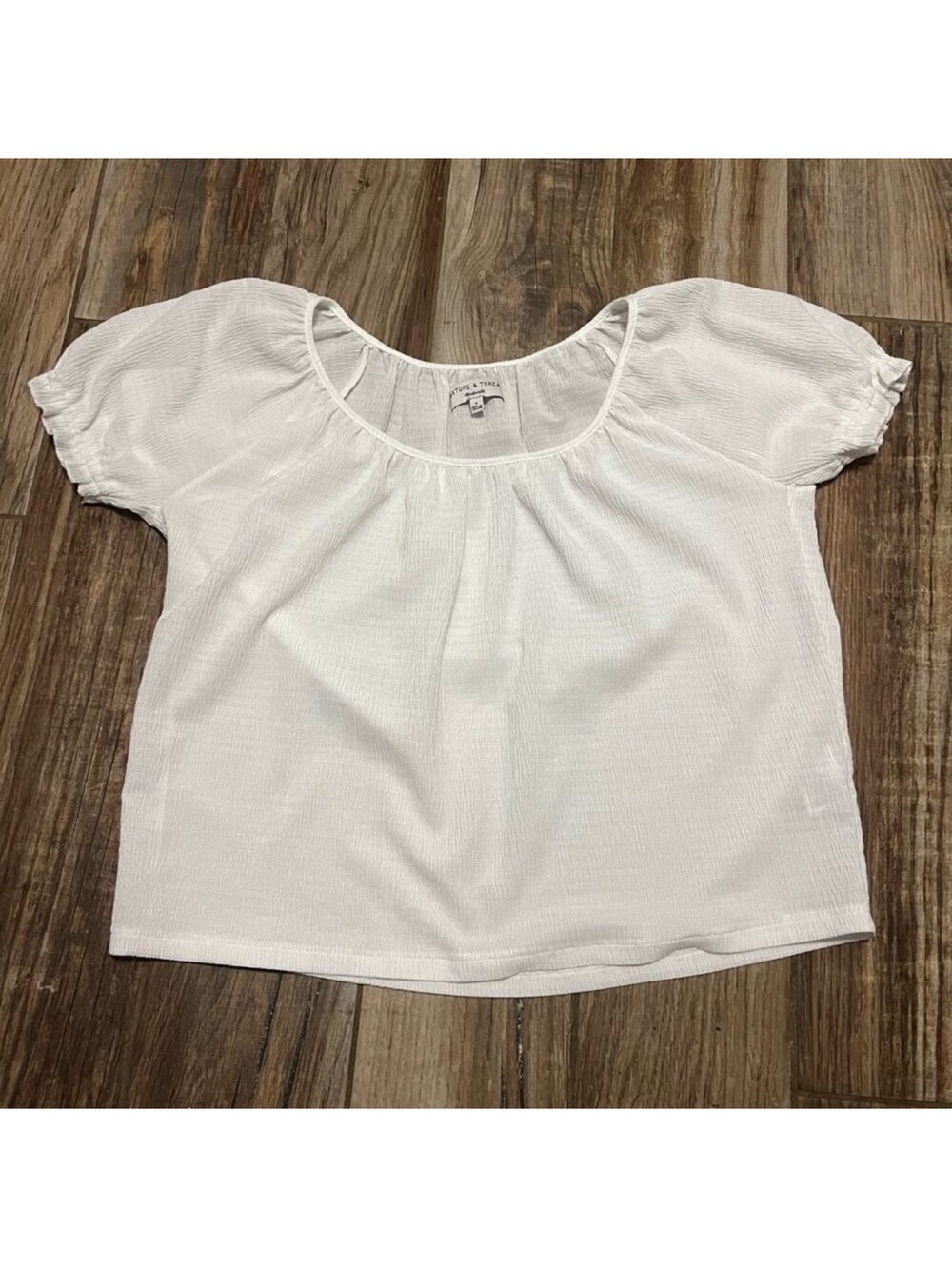 Madewell Texture & Thread White Top